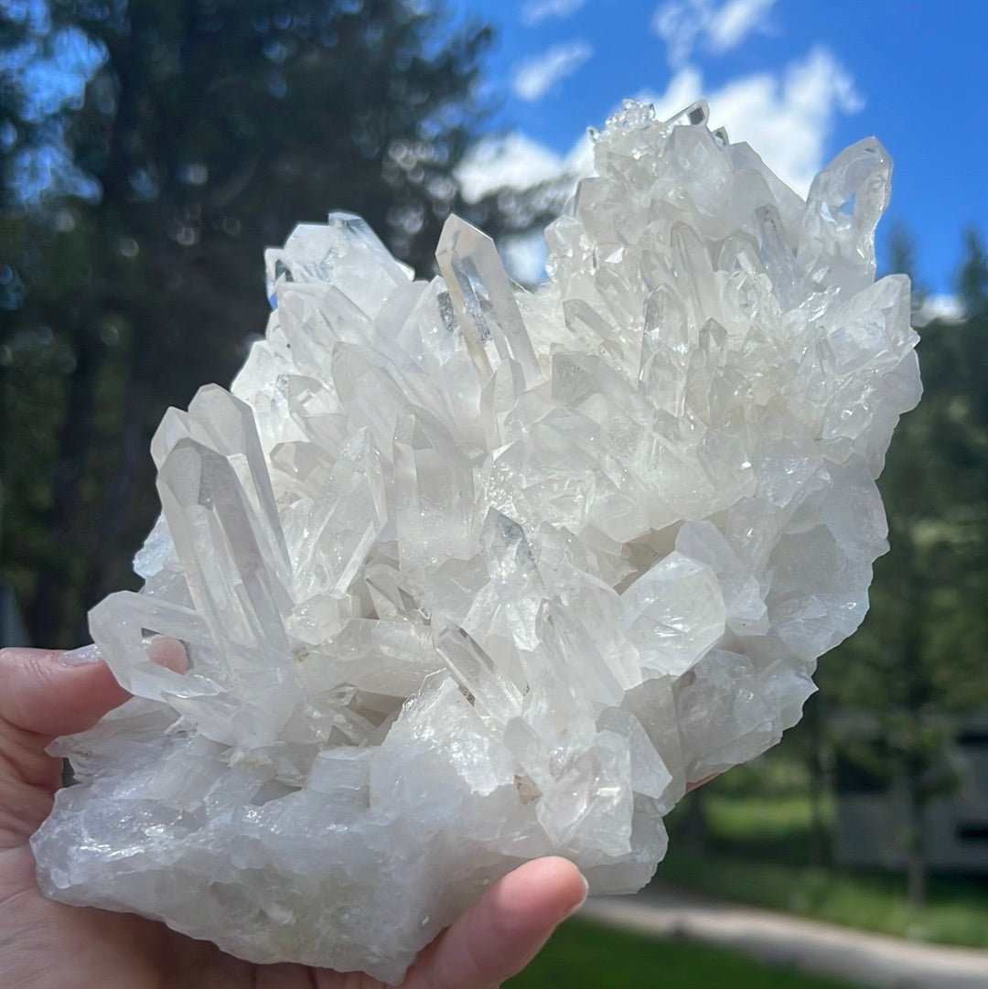 Clear Quartz Cluster - 751 - Starseed Collective