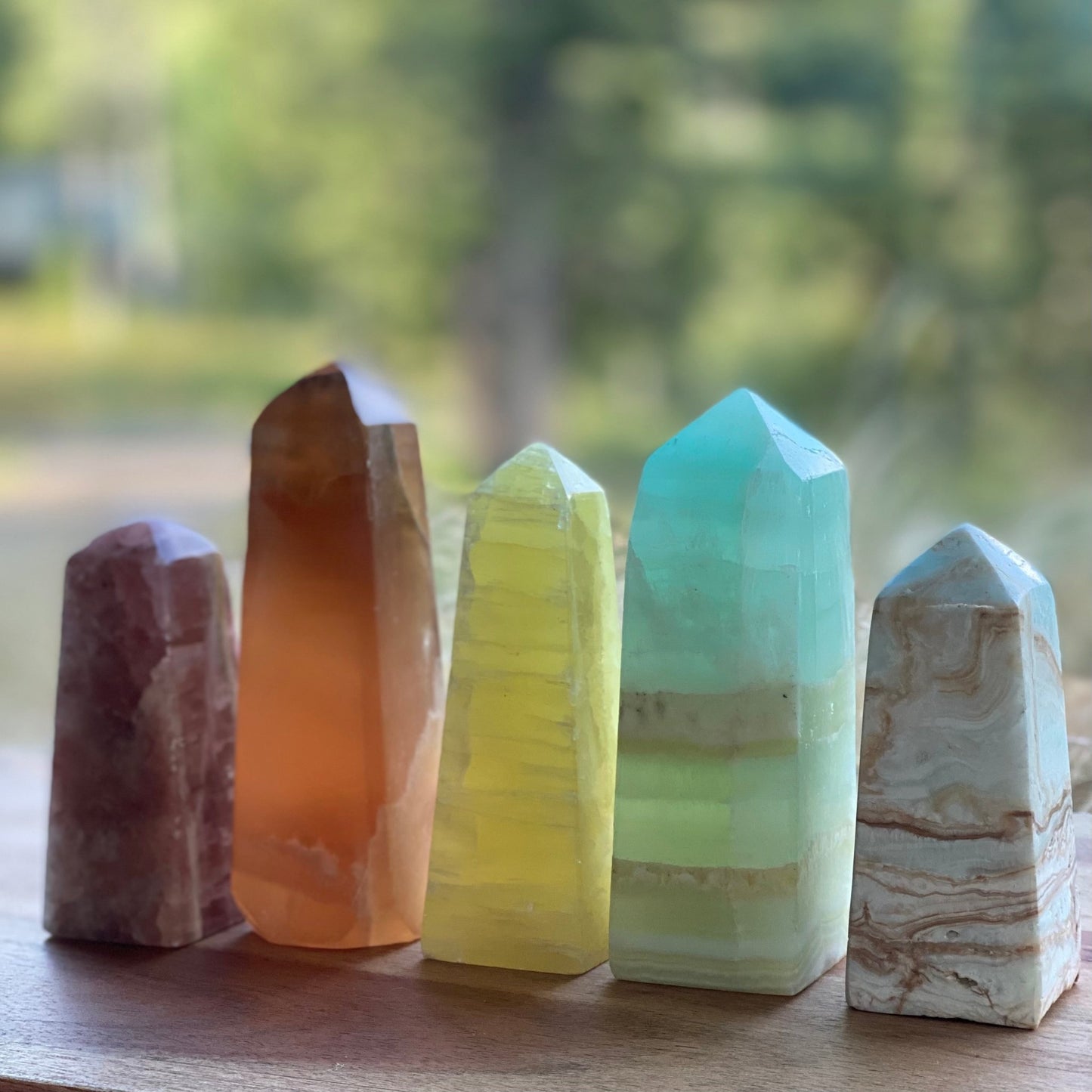 5 Piece Rainbow Tower Set - 272 - Starseed Collective