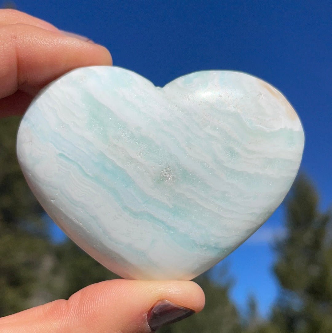 Blue Caribbean Heart - 13A - Starseed Collective
