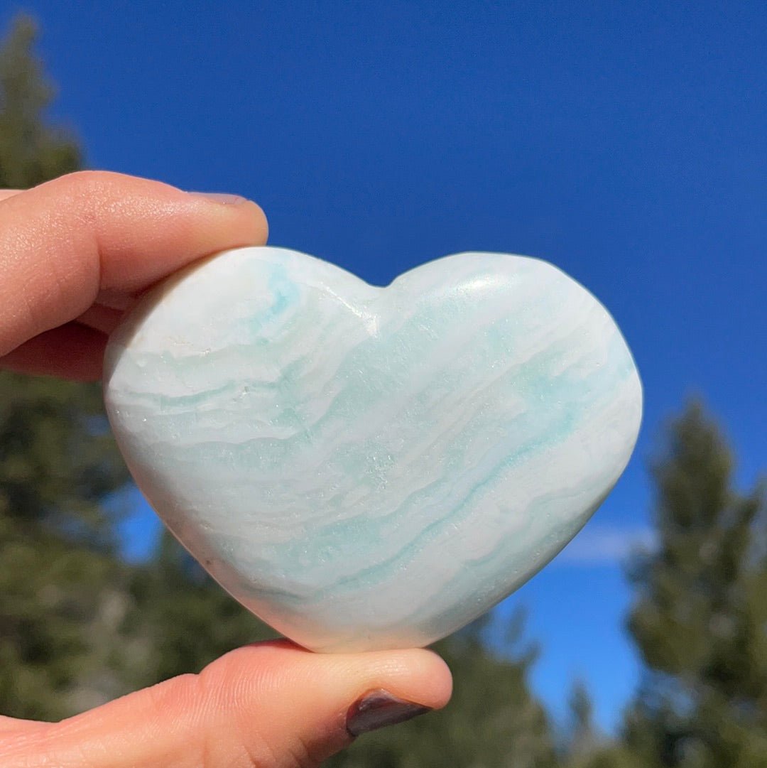 Blue Caribbean Heart - 13A - Starseed Collective