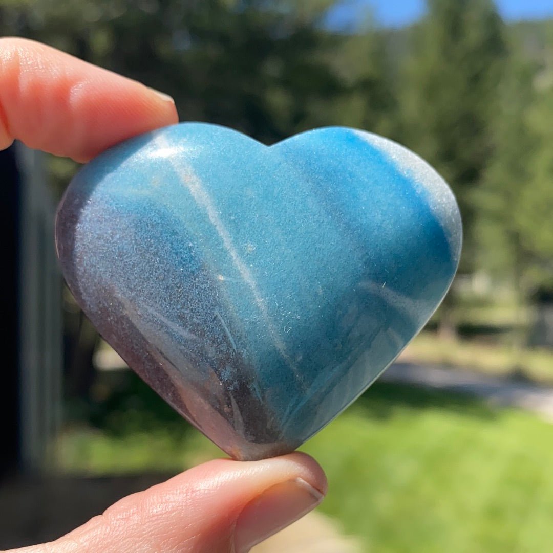 Blue Trolleite Heart - 13 - Starseed Collective
