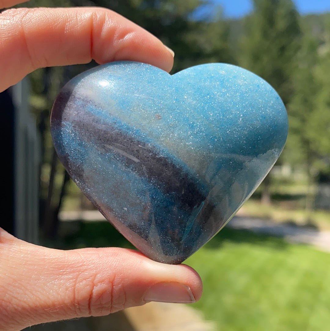 Blue Trolleite Heart - 21 - Starseed Collective