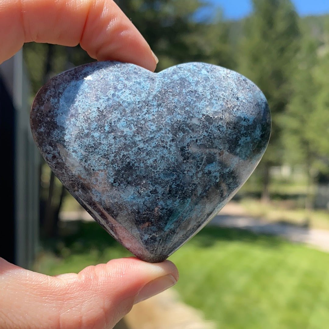 Blue Trolleite Heart - 23A - Starseed Collective