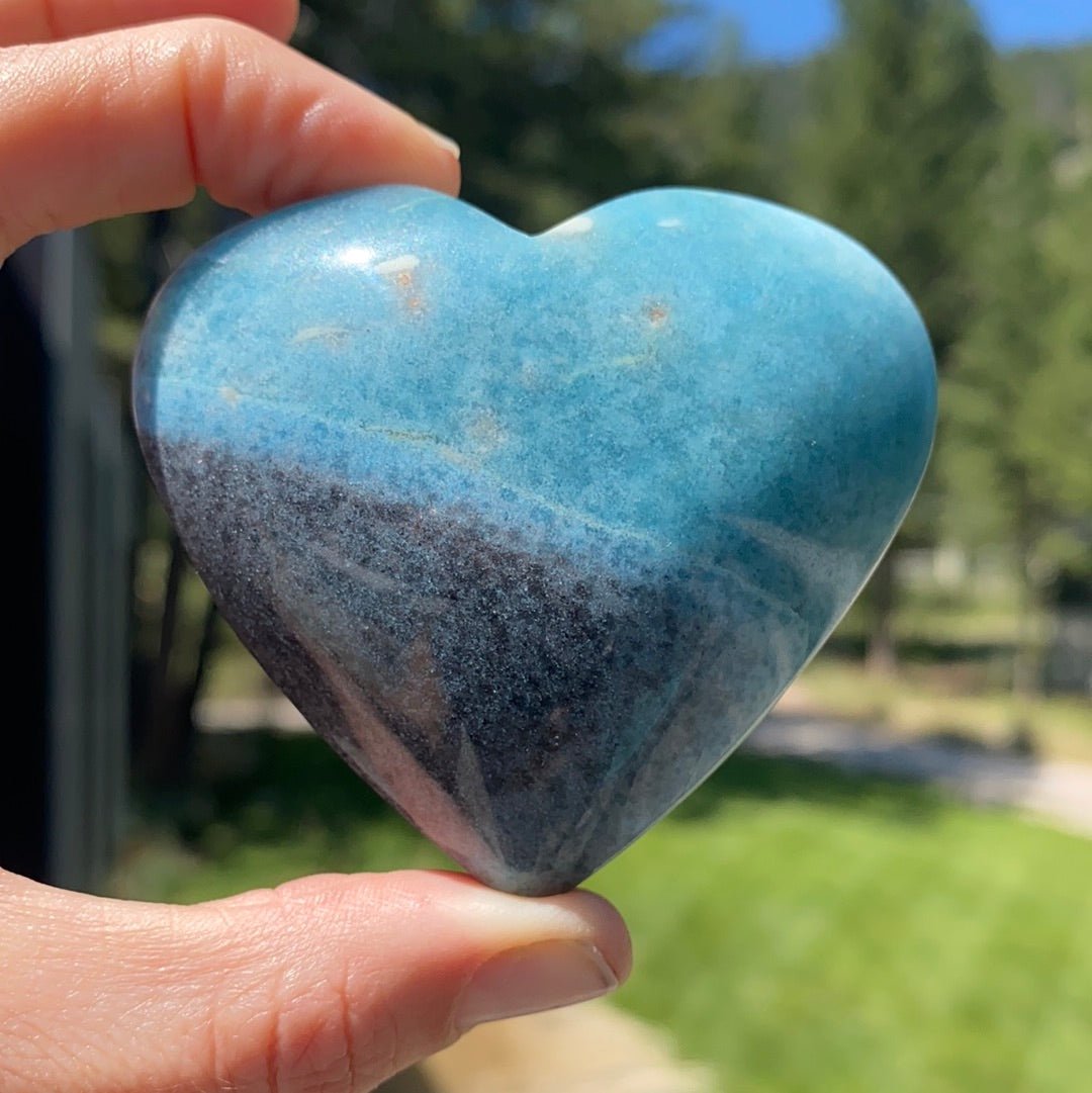 Blue Trolleite Heart - 31A - Starseed Collective
