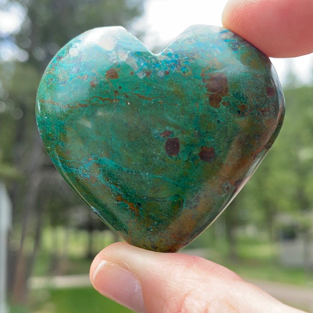 Chrysocolla Heart - 29 - Starseed Collective
