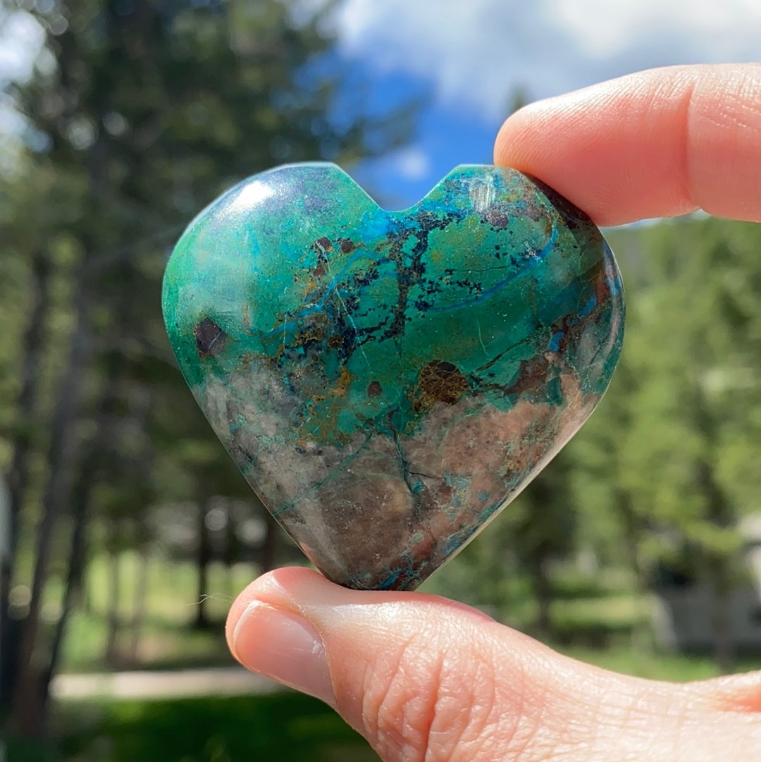 Chrysocolla Heart - 33A - Starseed Collective