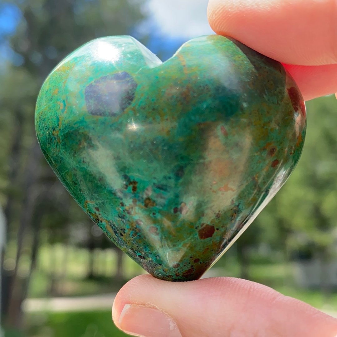 Chrysocolla Heart - 42 - Starseed Collective