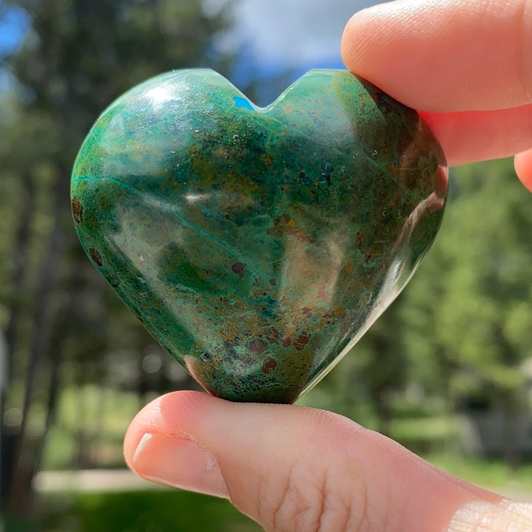 Chrysocolla Heart - 42 - Starseed Collective