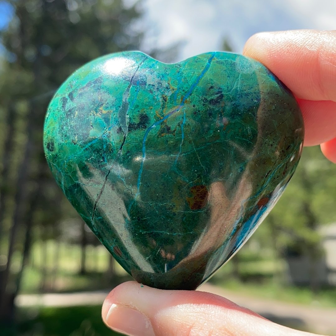 Chrysocolla Heart - 59 - Starseed Collective