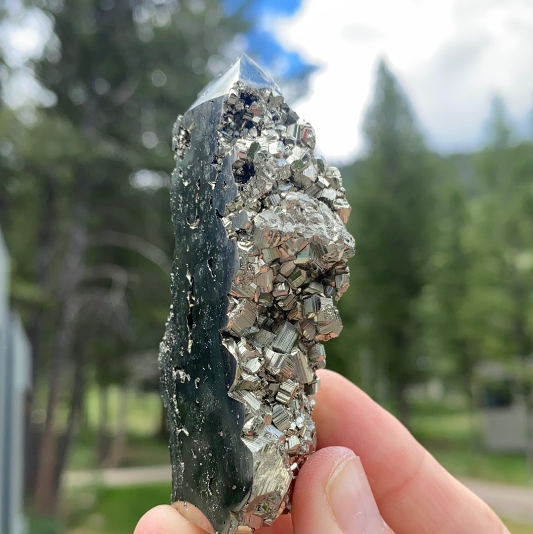 Gold Pyrite Tower - 61A - Starseed Collective