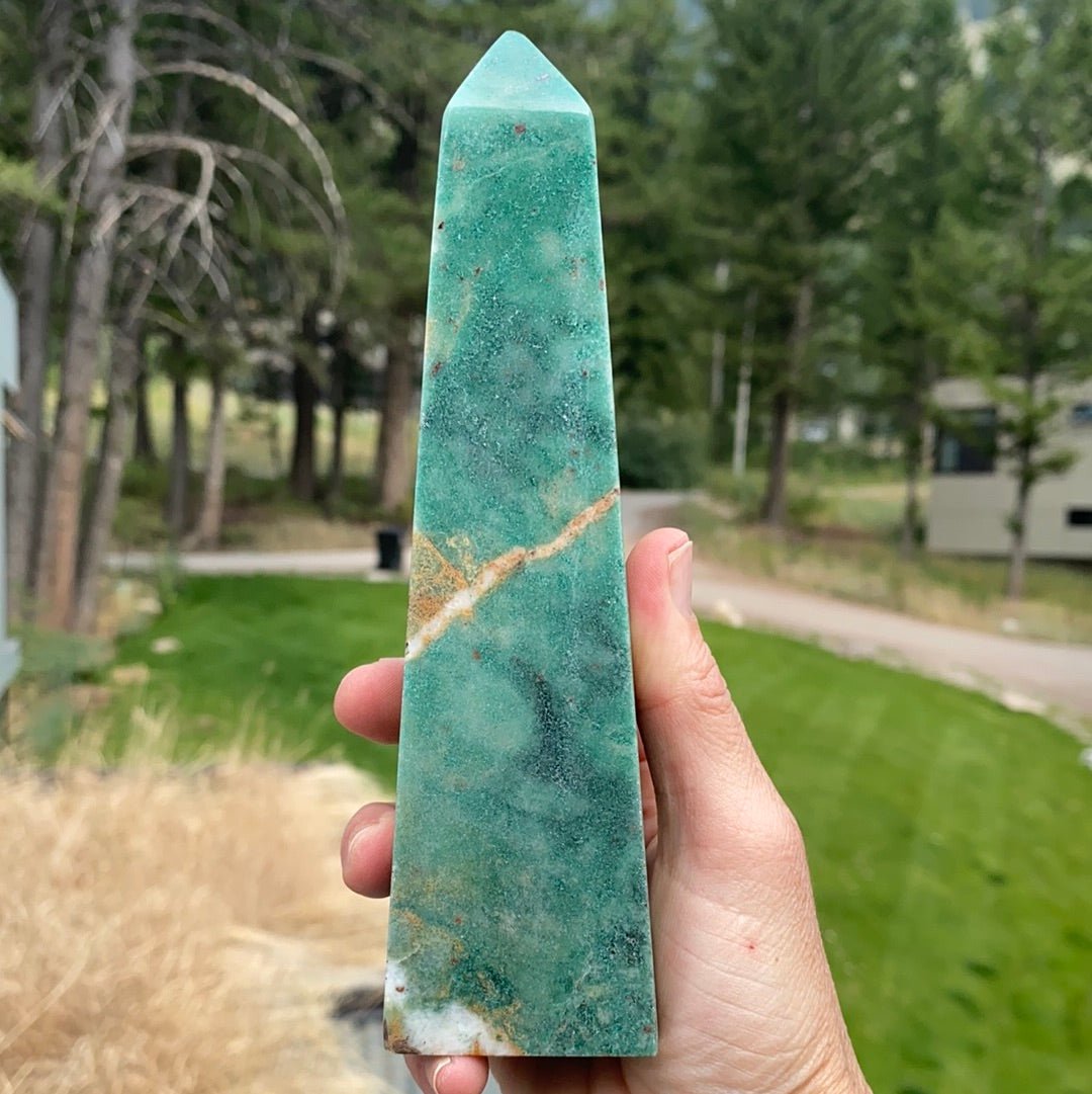 Green Aventurine Tower - 81 - Starseed Collective