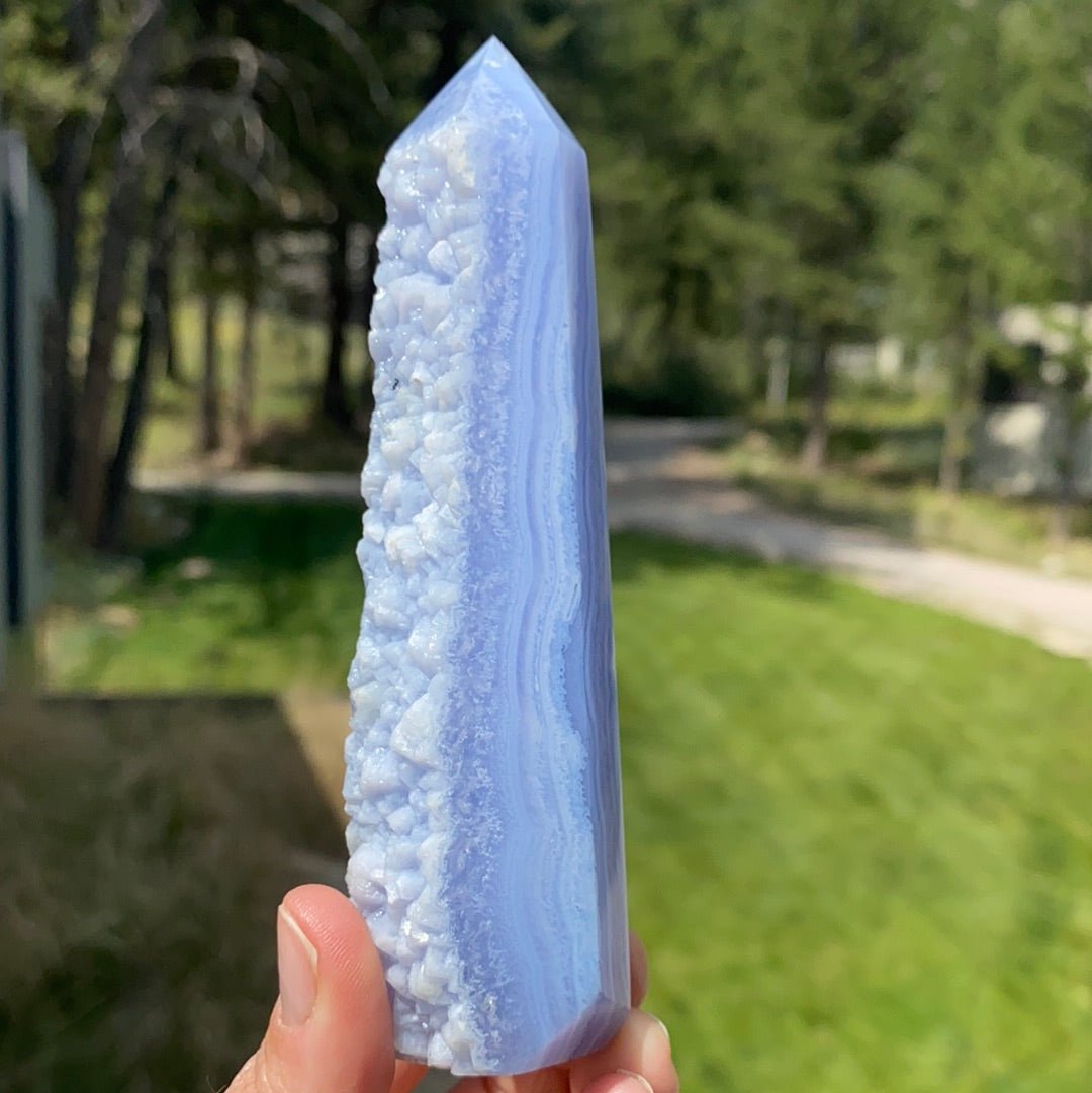 Lace Agate Tower - 222A - Starseed Collective