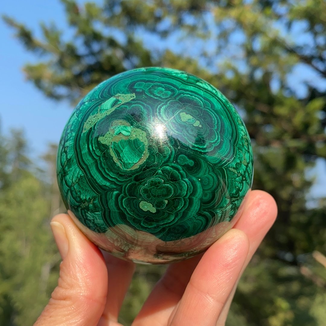 Malachite Sphere - 613 - Starseed Collective