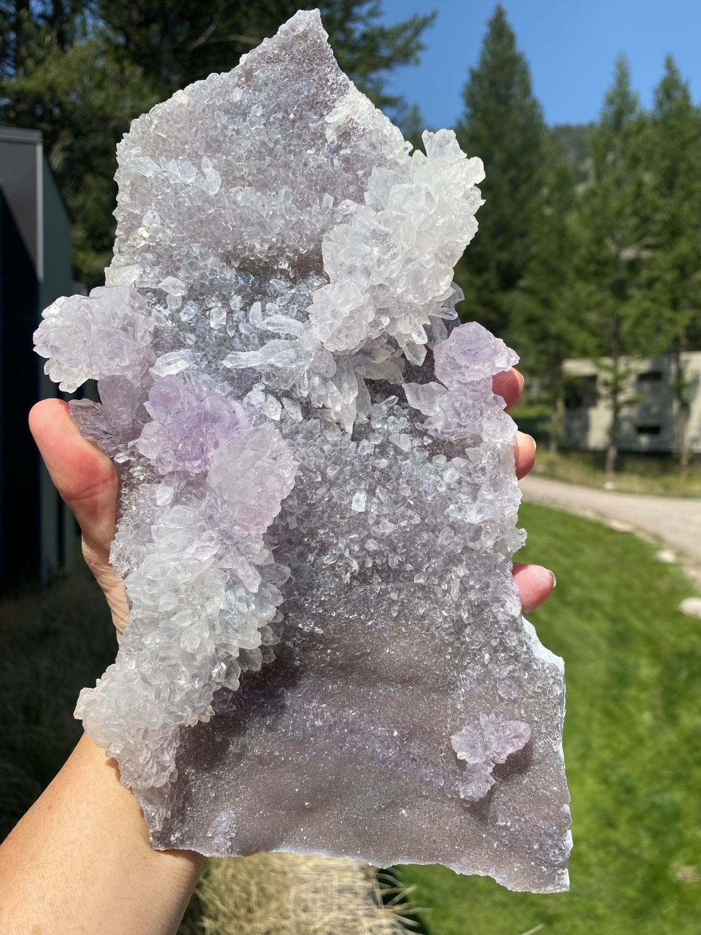 Natural Amethyst Flower - 337 - Starseed Collective