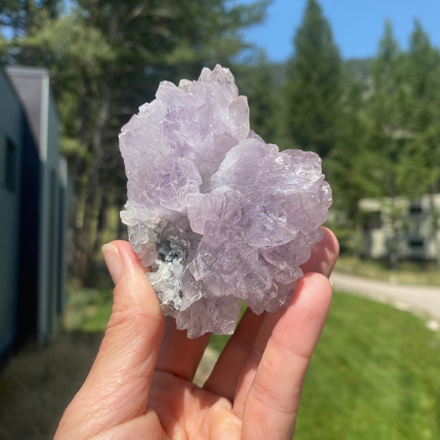 Natural Amethyst Flower - 79 - Starseed Collective