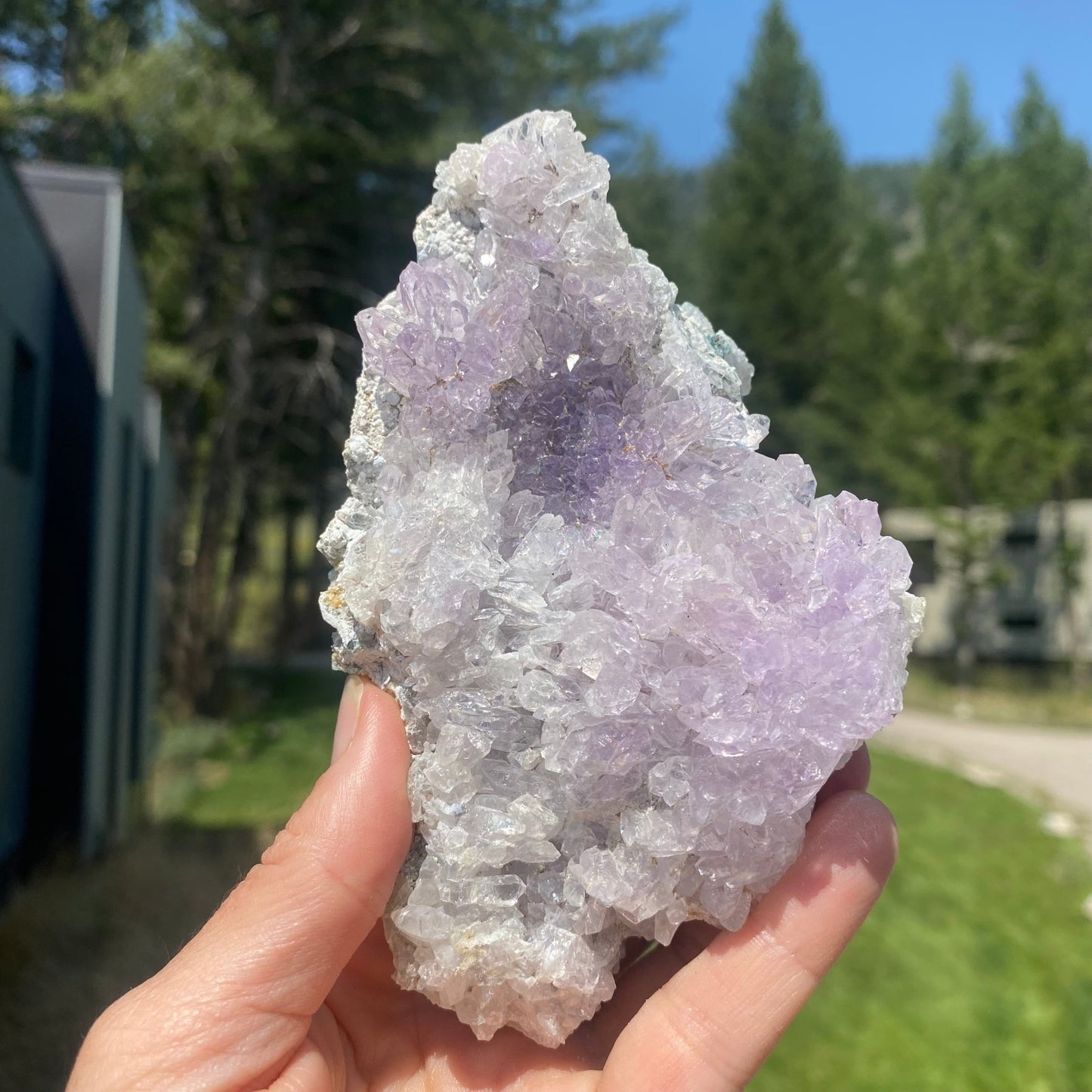 Natural Amethyst Flower - 98 - Starseed Collective