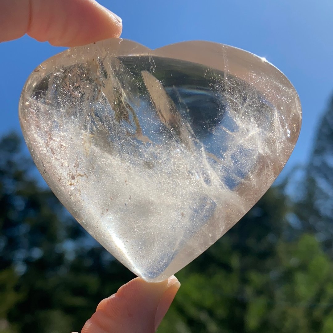 Natural Citrine Heart - 132B - Starseed Collective