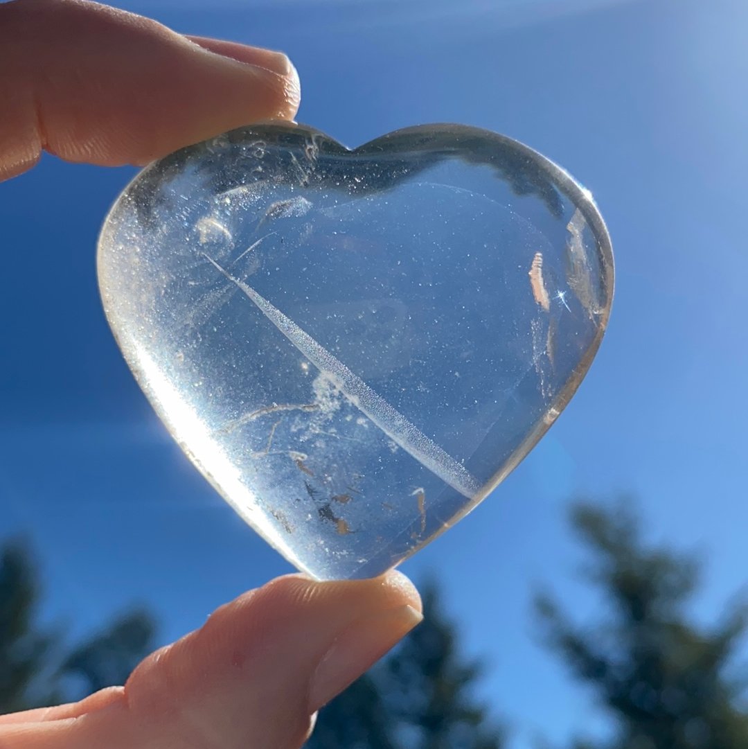 Natural Citrine Heart - 43A - Starseed Collective