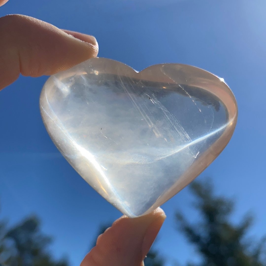 Natural Citrine Heart - 62A - Starseed Collective