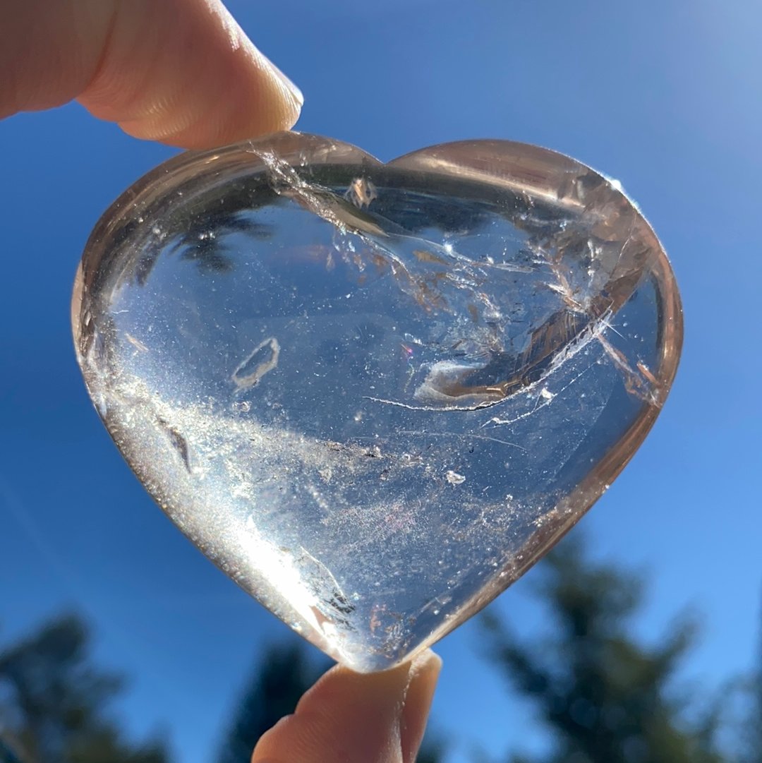 Natural Citrine Heart - 83A - Starseed Collective