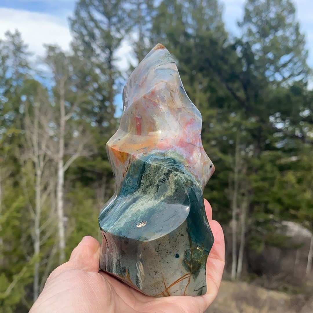Ocean Jasper Flame - 71 - Starseed Collective