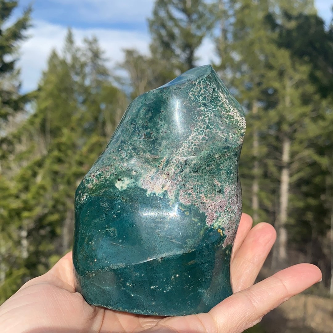Ocean Jasper Flame - 94A - Starseed Collective