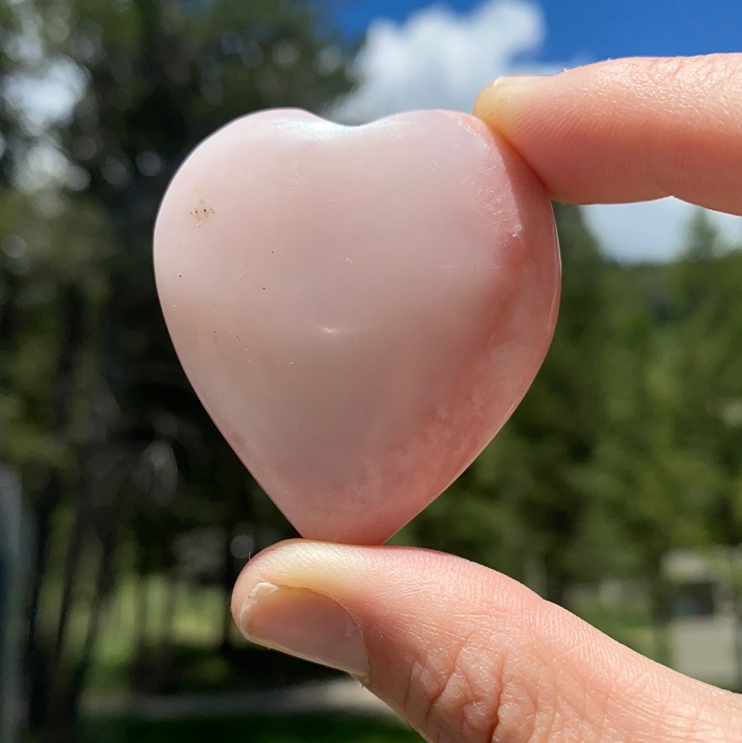 Pink Opal Heart - 21A - Starseed Collective