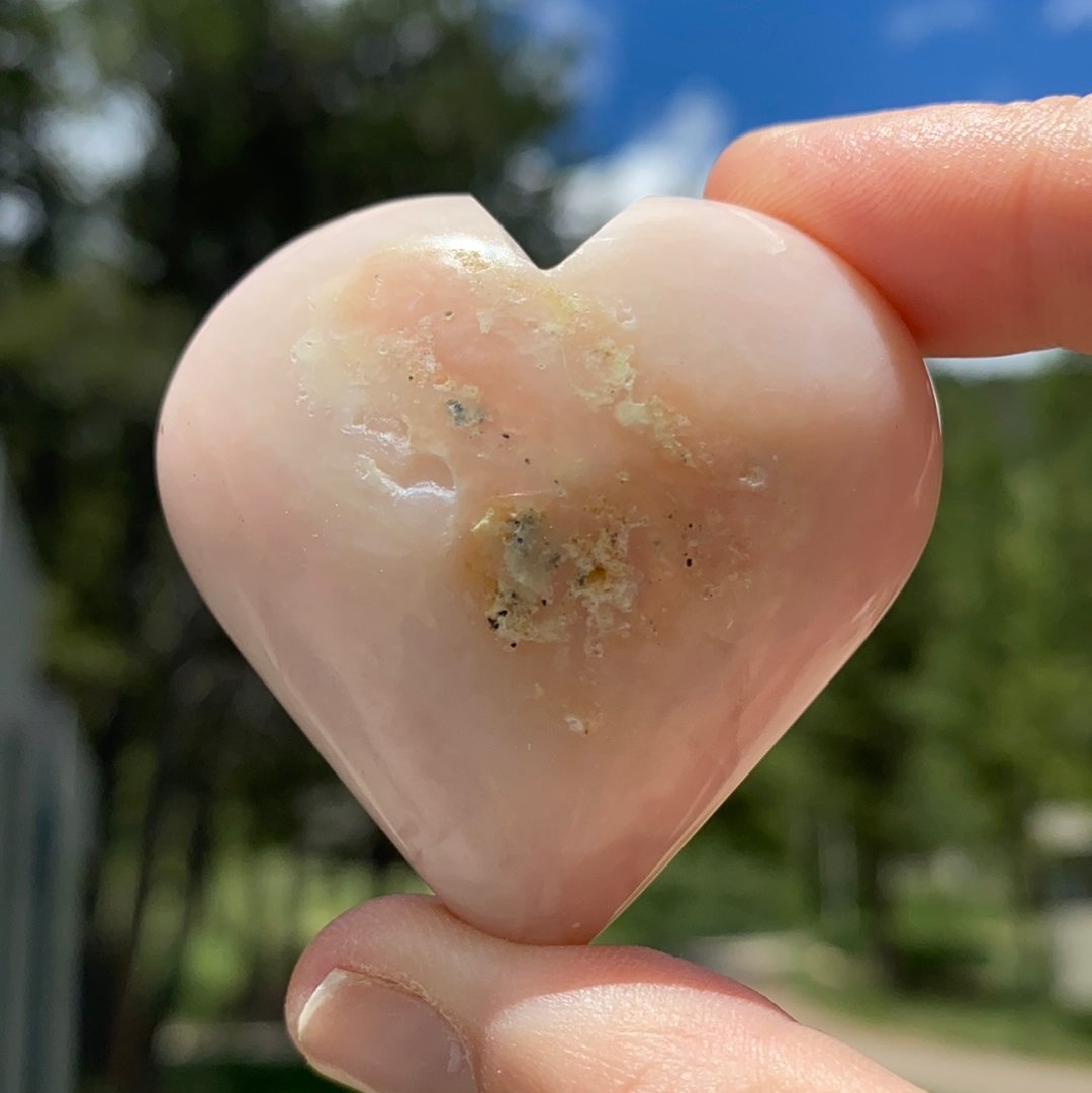 Pink Opal Heart - 33 - Starseed Collective