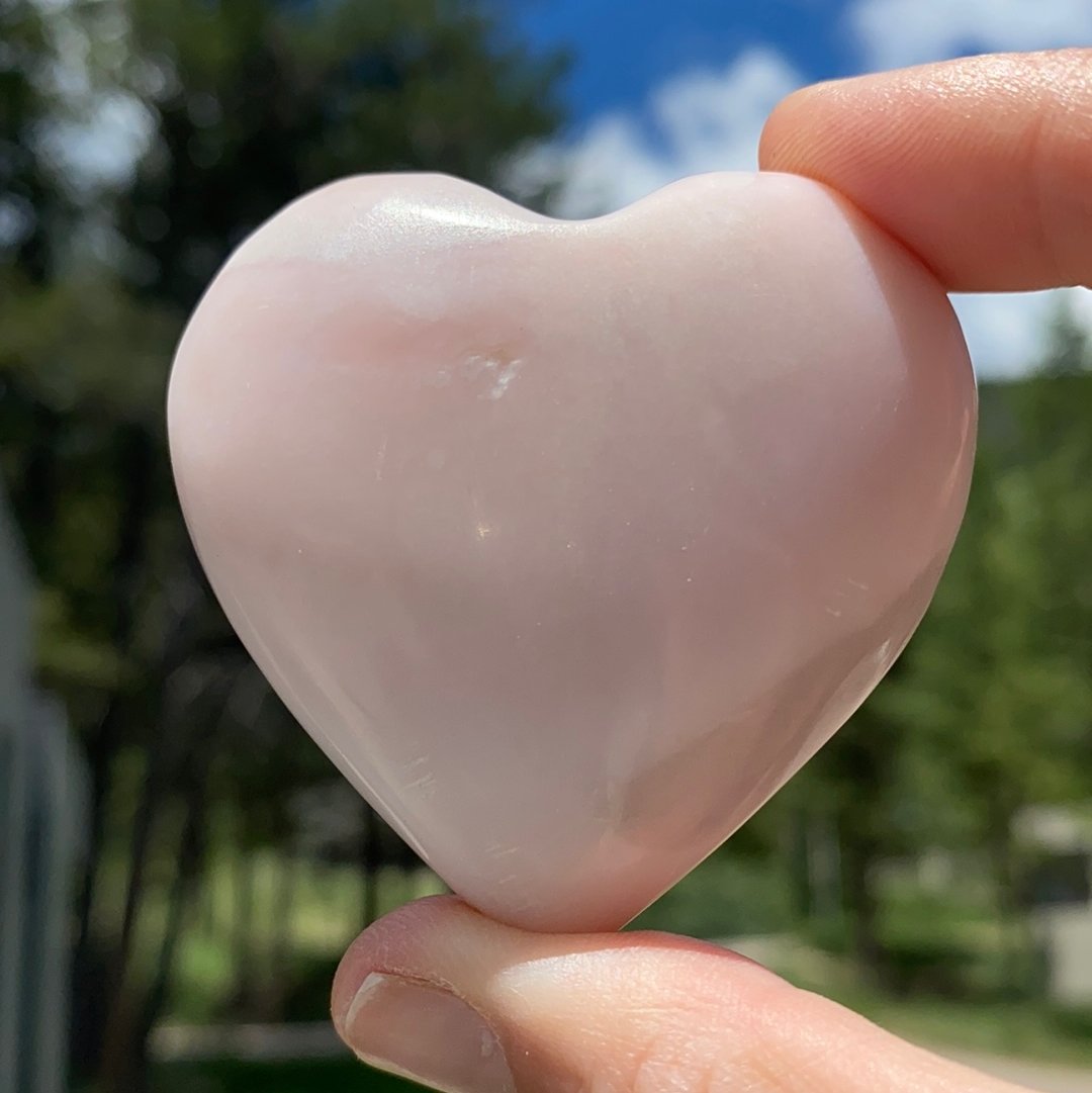 Pink Opal Heart - 43 - Starseed Collective