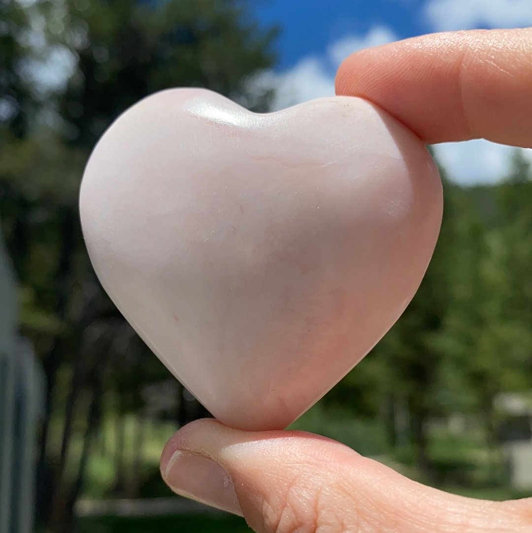 Pink Opal Heart - 43 - Starseed Collective