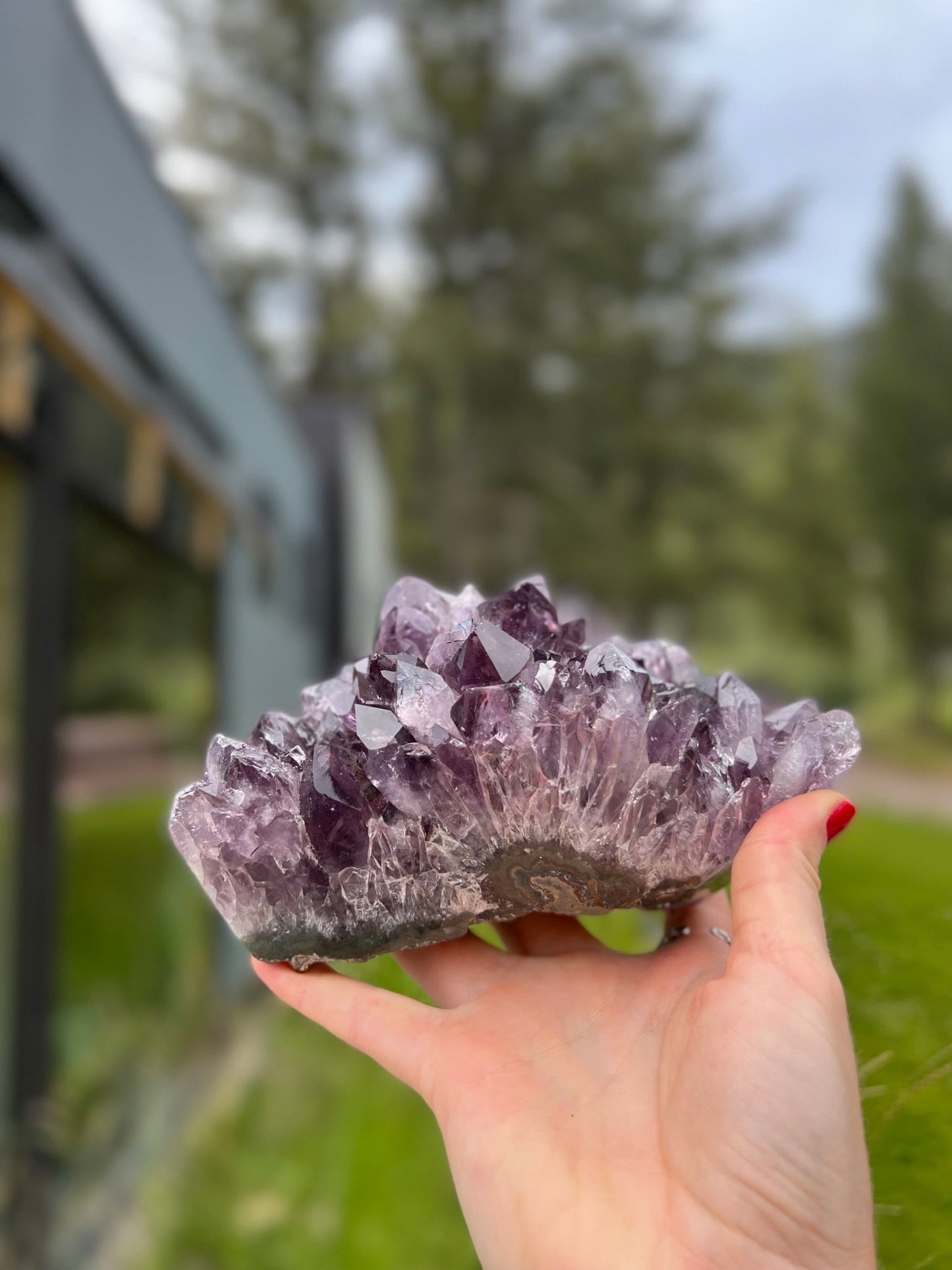 Purple Amethyst Cutbase - 163 - Starseed Collective
