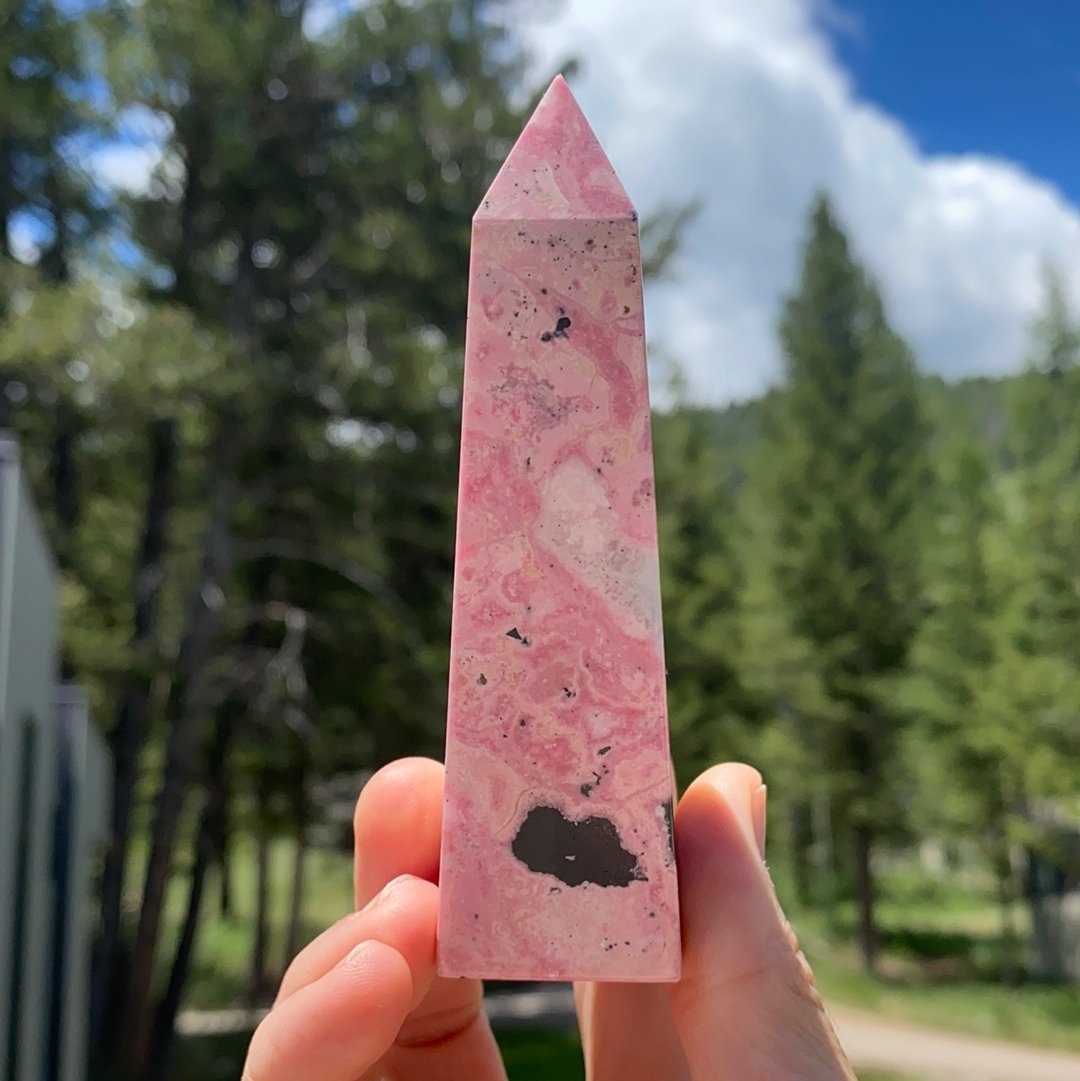 Rhodonite Tower - 69 - Starseed Collective