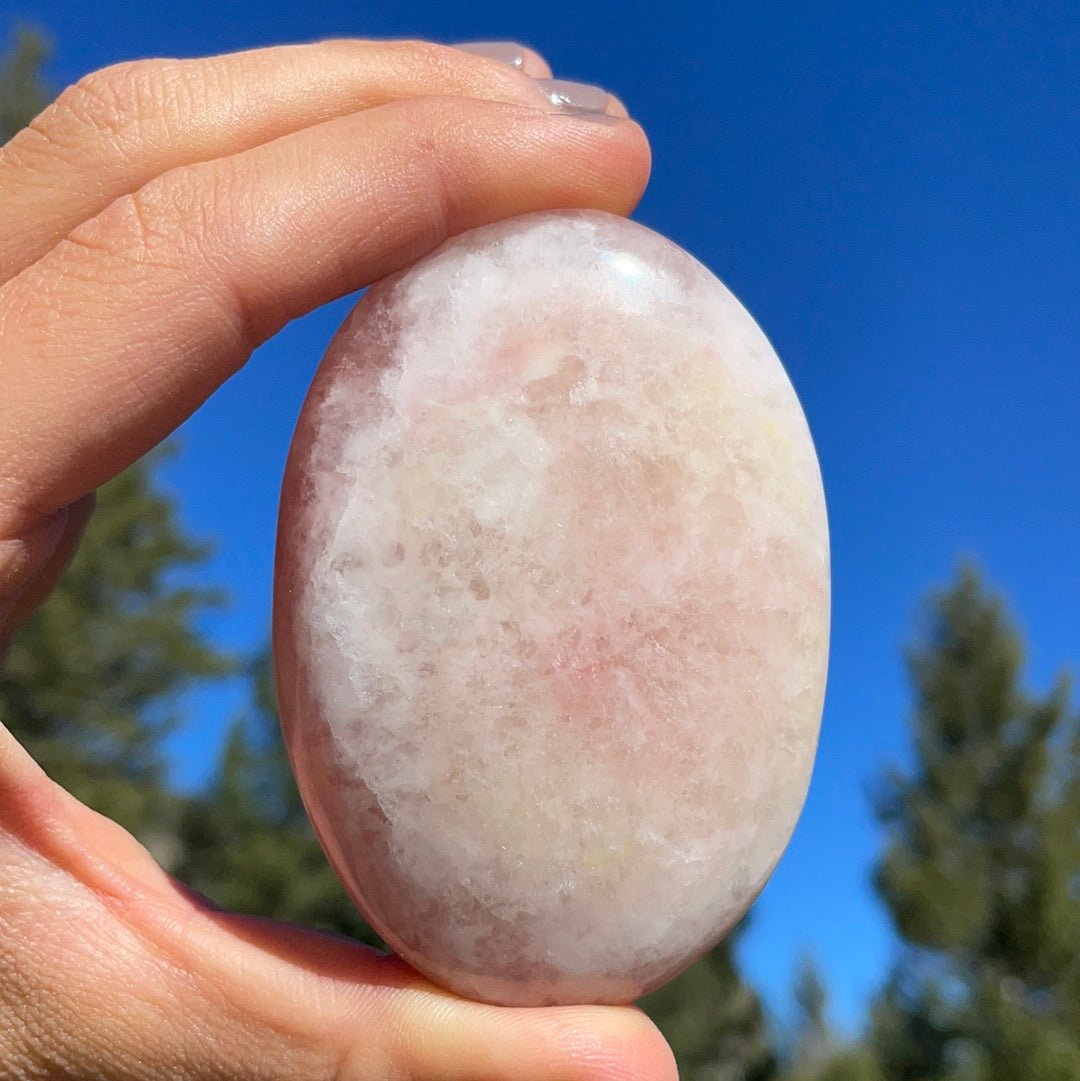 Rose Calcite Palm - 23 - Starseed Collective