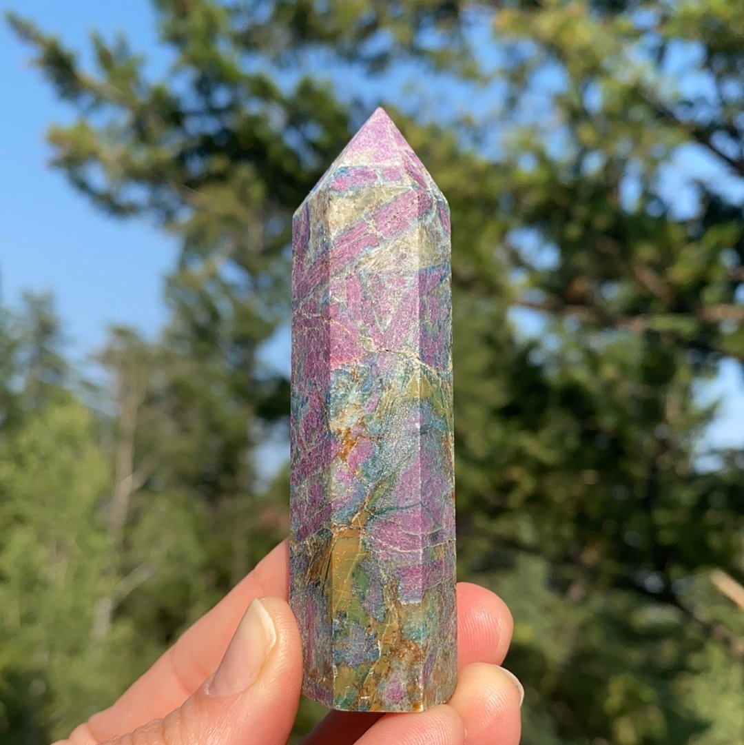 Ruby Kyanite Tower - 25 - Starseed Collective