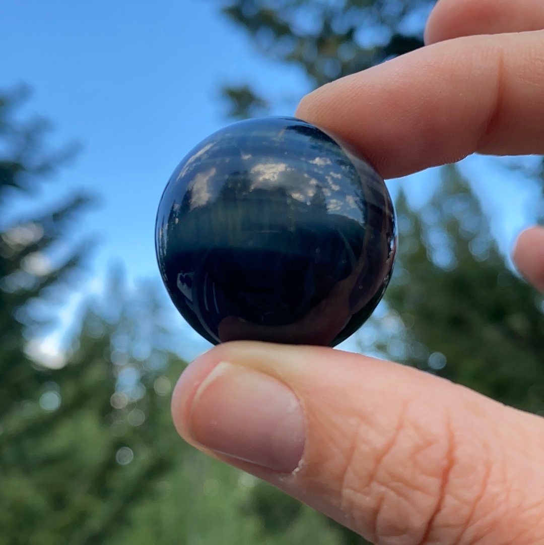 Tiger's Eye Sphere - 14 - Starseed Collective