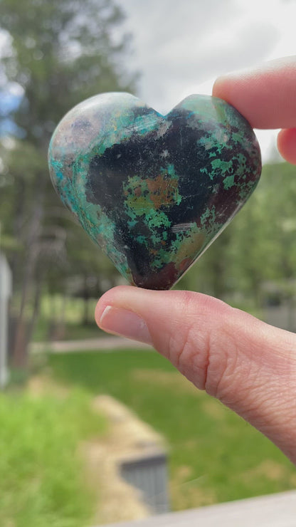 Chrysocolla Heart - 27B
