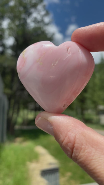 Pink Opal Heart - 30F