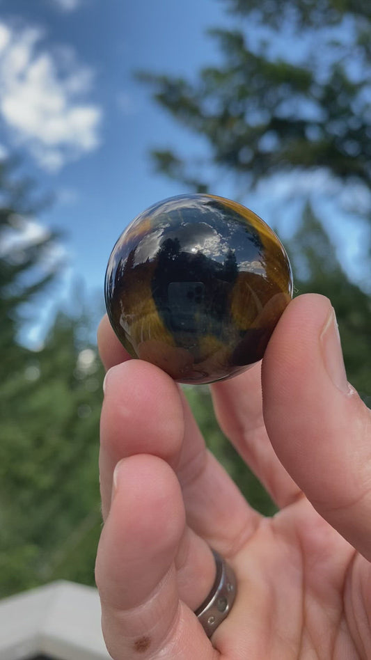Tiger's Eye Sphere - 18B