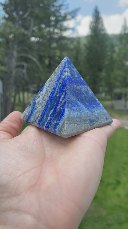 Lapis Lazuli Pyramid - 60A