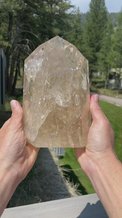Natural Citrine Point - 3389