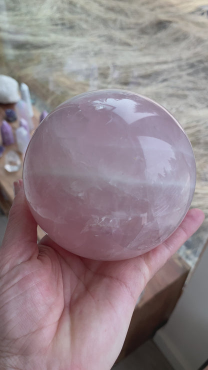 Rose Quartz Sphere - 326
