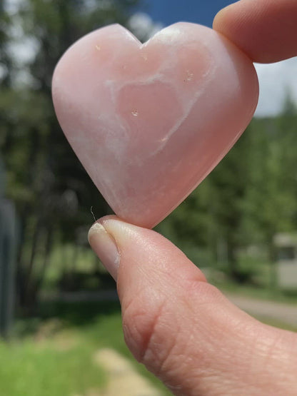 Pink Opal Heart - 21B