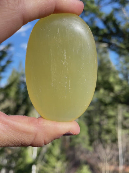 Lemon Calcite Palm - 16A