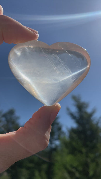Natural Citrine Heart - 62A