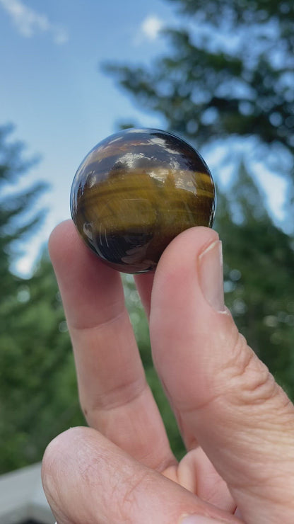Tiger's Eye Sphere - 18D
