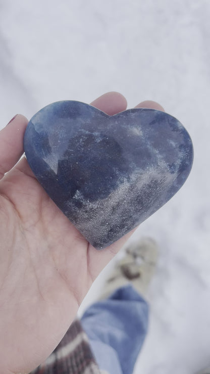 Blue Trolleite Heart - 63