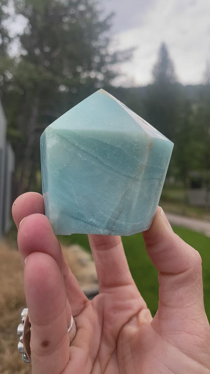 Blue Amazonite Tower - 51