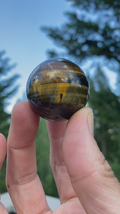 Tiger's Eye Sphere - 17A