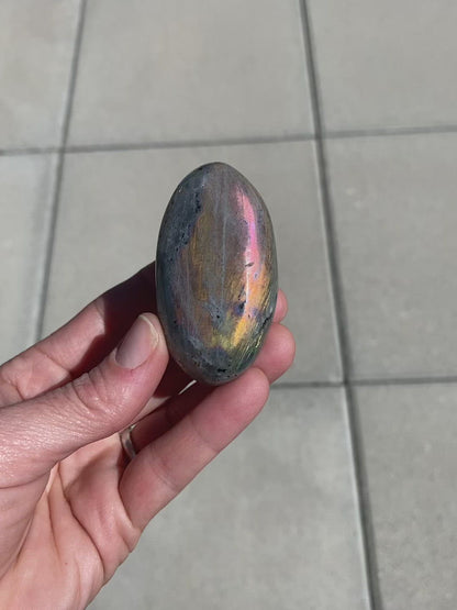 Purple Labradorite Palm - 18
