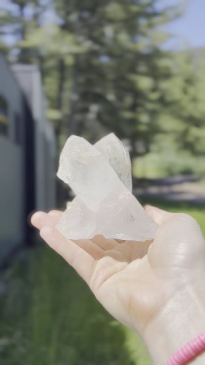 Clear Lemurian Cluster - 77